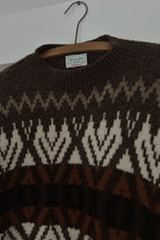 1980's BENETTON SHETLAND WOOL FAIR ISLE CROP JUMPER