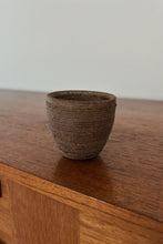 MID CENTURY CLAY CERAMIC BUD JAR