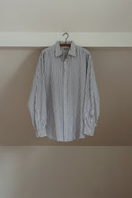 1990's CLASSIC OVERSIZED STRIPE POPLIN | SIZE L