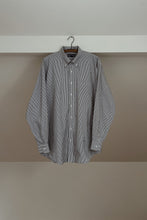 1980's PINSTRIPE COTTON BUTTON DOWN | SIZE XL