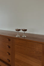 1930's DECO ETCHED SILVER COUPES