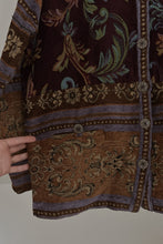 Y2K FLORAL BROCADE TAPESTRY JACKET | SIZE L