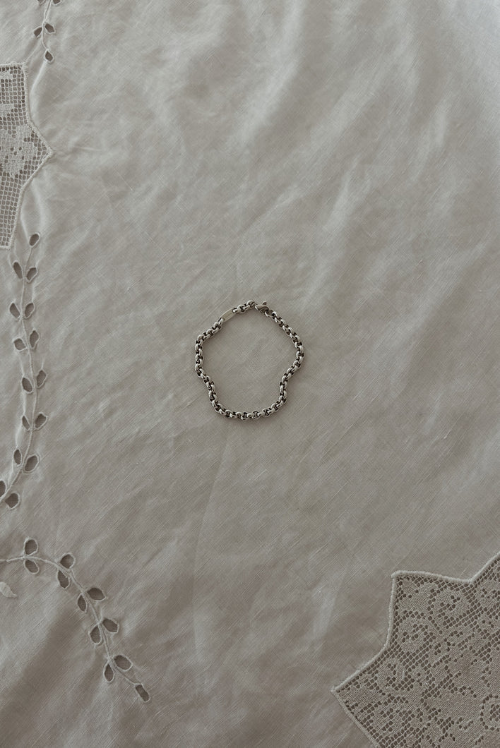 1980's CHUNKY 925 STERLING SILVER LINK BRACELET