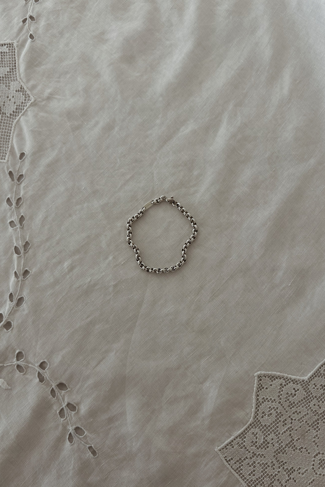 1980's CHUNKY 925 STERLING SILVER LINK BRACELET