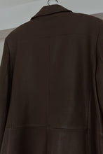 1990's CHOCOLATE BUTTERY LEATHER JACKET | SIZE M/L