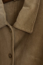 1990's PERFORATED NUBUCK SOFT SUEDE JACKET | SIZE M