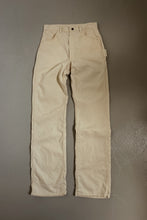 1970's SPECKLED COTTON CARPENTER PANTS | SIZE 27/28