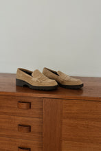 Y2K FRINGE SUEDE LUG SOLE LOAFERS | SIZE 7
