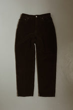 1990's RALPH LAUREN CHOCOLATE COTTON CORDS | SIZE 28/29