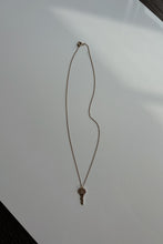 1970's KEY PENDANT ON GOLD FILL CHAIN