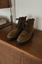 RARE INKERMAN OLIVE SUEDE HIKER BOOTS | SIZE 9