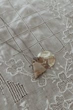 1980's 925 STERLING + DOUBLE SHELL CHARM NECKLACE II