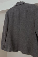 1970's MARL GREY WOOL BLAZER | SIZE S
