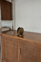 MID CENTURY BRASS SHELL BOOKENDS