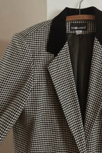 1990's HOUNDSTOOTH WOOL BLAZER