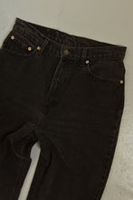 1990's LEVI'S 521 STOVEPIPE BLACK DENIM | SIZE 29