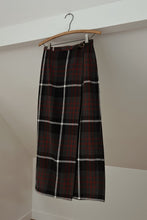1990's PLAID COTTON WRAP MIDI | SIZE 25/26