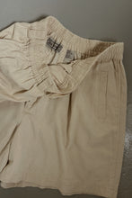 1990's PURE RAW SILK PLEATED TROUSER SHORTS | SIZE M/L