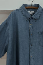 1990's DENIM WORK SHIRT | SIZE 4XL