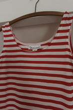 1970's RED CANDY STRIPE TANK | SIZE M