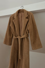 1980's CAMEL HAIR ROBE COAT | SIZE M