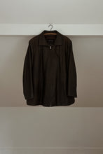 1990's WILSONS PELLE CHOCOLATE LEATHER JACKET | SIZE XXL