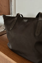 1990's BOTKIER MINIMAL BLACK NYLON WEEKENDER TOTE | 16" x 11" x 7"