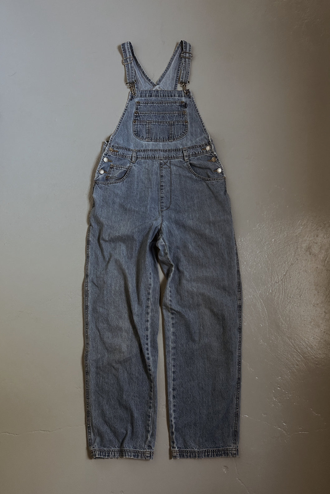 1990's LONDON DENIM OVERALLS | SIZE MEDIUM