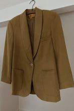 1990's PURE SILK CLASSIC OLIVE BLAZER | SIZE XS/S