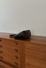 Y2K J JILL BLACK BUTTERY SOFT PATCHED LEATHER SHOULDER BAG