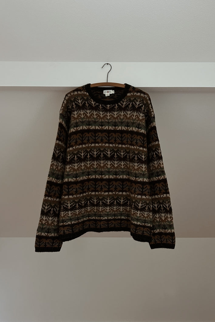 1990's J CREW HERITAGE WOOL KNIT JUMPER