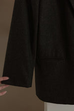 1990's CHARCOAL PURE WOOL BLAZER | SIZE M