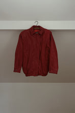1980's RED LEATHER BOMBER JACKET | SIZE S