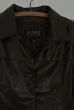 1990's BLACK WILSONS PELLE STUDIO LAMBSKIN JACKET | SIZE M