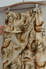 1990's PURE SILK FLORAL WRAP STYLE SKIRT | SIZE S