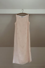 Y2K PURE SILK BLUSH FLORAL MIDI DRESS | SIZE M