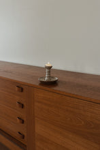 MID CENTURY HAND THROWN CERAMIC CANDLE HOLDER