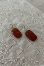 1980's CORAL + 925 STERLING DROP EARRINGS