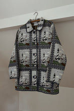 LATE 1990's SEASIDE TAPESTRY JACKET | SIZE XL