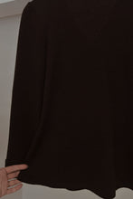 1990's TOULA CHOCOLATE WOOL KNIT PEPLUM JACKET | SIZE S/M