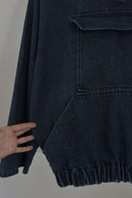 1990's J. PETERMAN THICK DENIM ANORAK | SIZE S/M