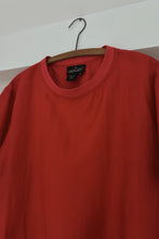 1990's PURE SILK CHERRY MOCK NECK TEE | SIZE M