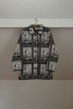 LATE 1990's SEASIDE TAPESTRY JACKET | SIZE XL