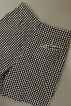 1980's RAMIE COTTON GINGHAM PLEATED TROUSER SHORTS | SIZE 29