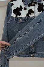 1990's BACCINI COW YOKE DENIM JACKET | SIZE S
