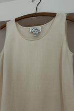1990's SILK + COTTON KNIT TANK | SIZE M
