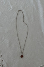 1970's STERLING + AMBER PENDANT ON 925 STERLING SILVER CHAIN