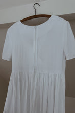 1990's PLEATED GUAZE SUMMER WRAP DRESS | SIZE XL