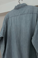 1990's DENIM WORK SHIRT | SIZE M/L