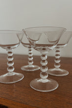 MID CENTURY CANDLEWICK CRYSTAL COUPES | SET OF FOUR